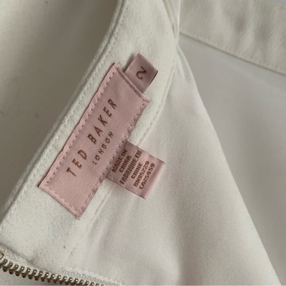 Ted Baker Avelina Ruffle mini skirt ivory white - Picture 10 of 15